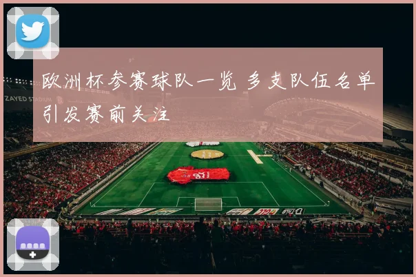 欧洲杯参赛球队一览 多支队伍名单引发赛前关注