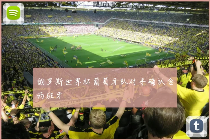 俄罗斯世界杯葡萄牙队对手确认含西班牙